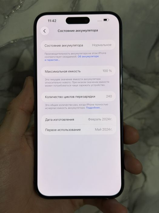 iPhone 15 Pro Max. 100 % 256 gb