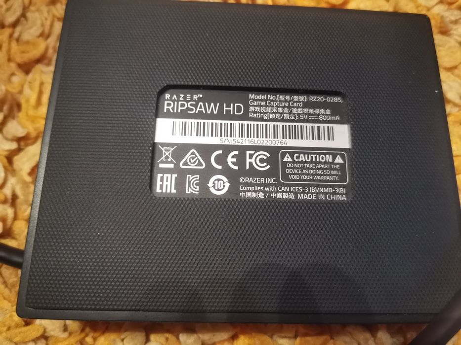 Razer Ripsaw HD Capture card