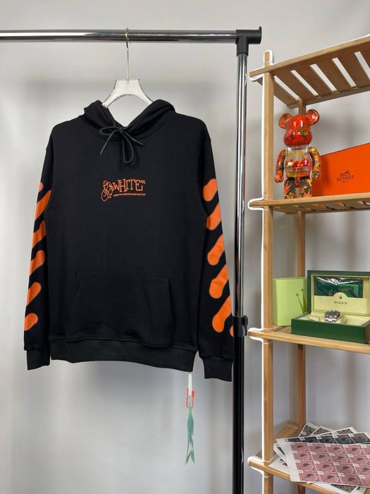 Off White Black Hoodie | Hanorac Off White