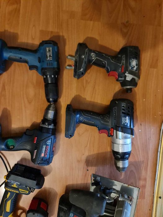 scule bosch profesionale de 12v și 18v circular, filetanta percutie...