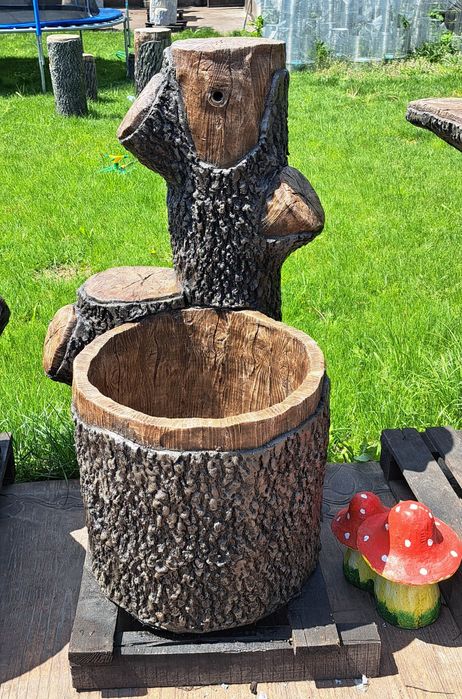 Градински мивки от щампован бетон