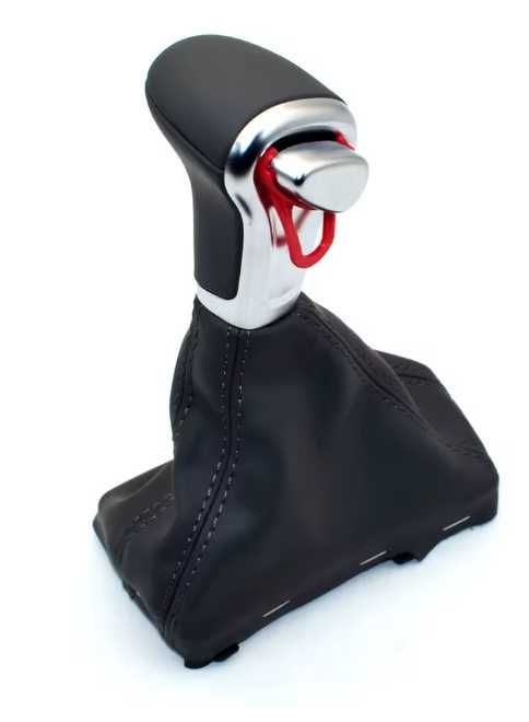 Скоростен лост Audi Q5 A4 A5 A6 Q7 с маншон автоматик Еко кожа хром