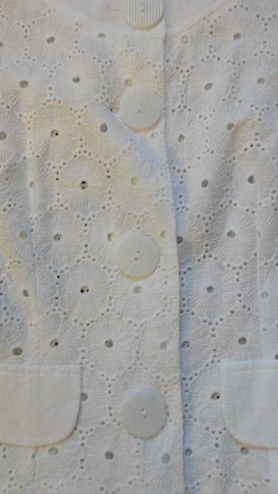 Sacou de vara din in brodat