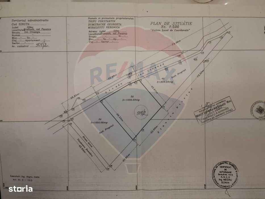 Teren 2.809 mp în Pasărea-Brănești | Dublă deschidere, rezidențial