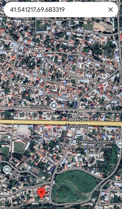 Ер участка сотилади Бустонлик туман товоксойда