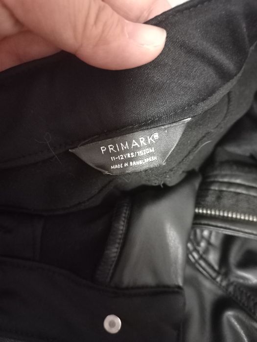 Pantaloni piele pt fete 10-11 ani