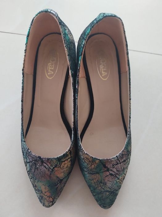 Pantofi cu toc pele 37