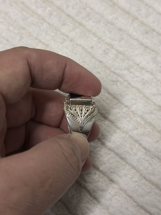 Кольцо из чистого серебра