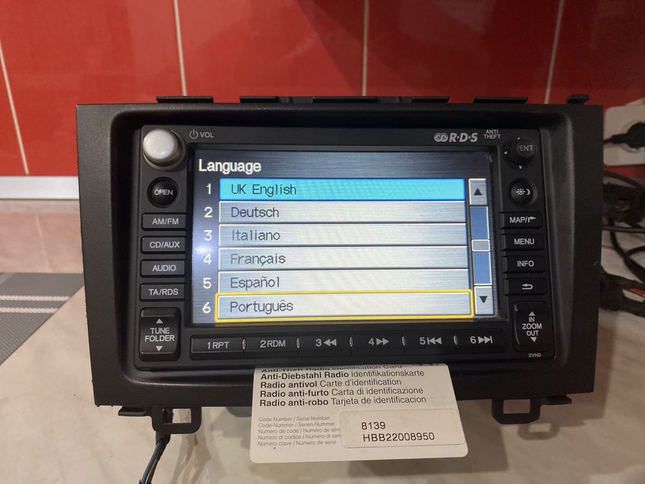 Navigatie Honda CR-V 2009