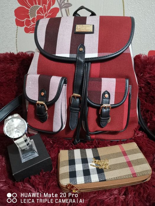 Geanta,portofel,ceas set