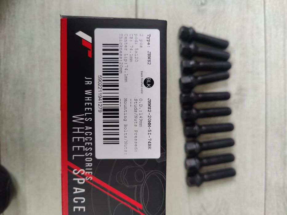 Distantieri 2cm/20mm BMW 5x120 distantiere + prezoane lungi incluse