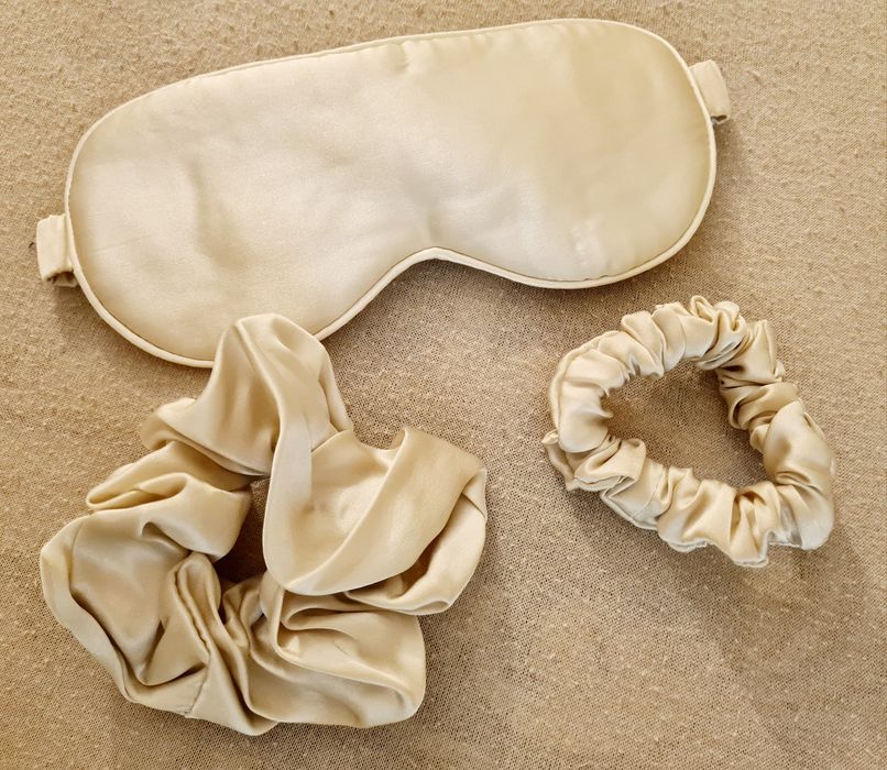 Mască pentru ochi/somn nouă mătase naturală