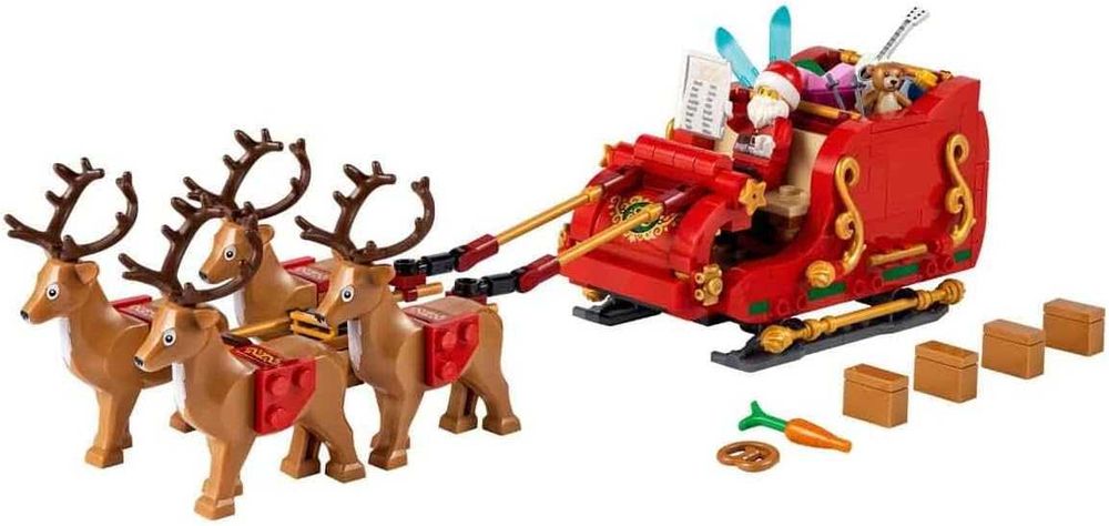 LEGO Лего Конструктор Шейната на Дядо Коледа 40499 343 части