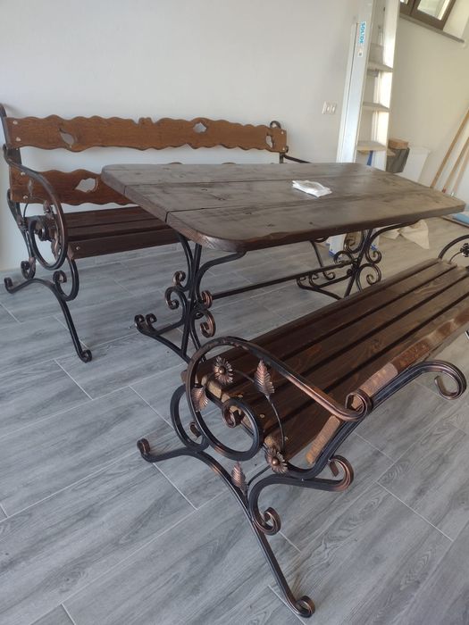 picioare banci. mese balansoare fier forjat