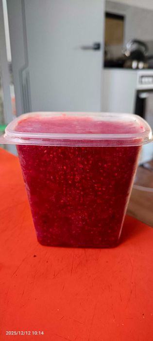 Малина перетертая с сахаром. Пришахтинск