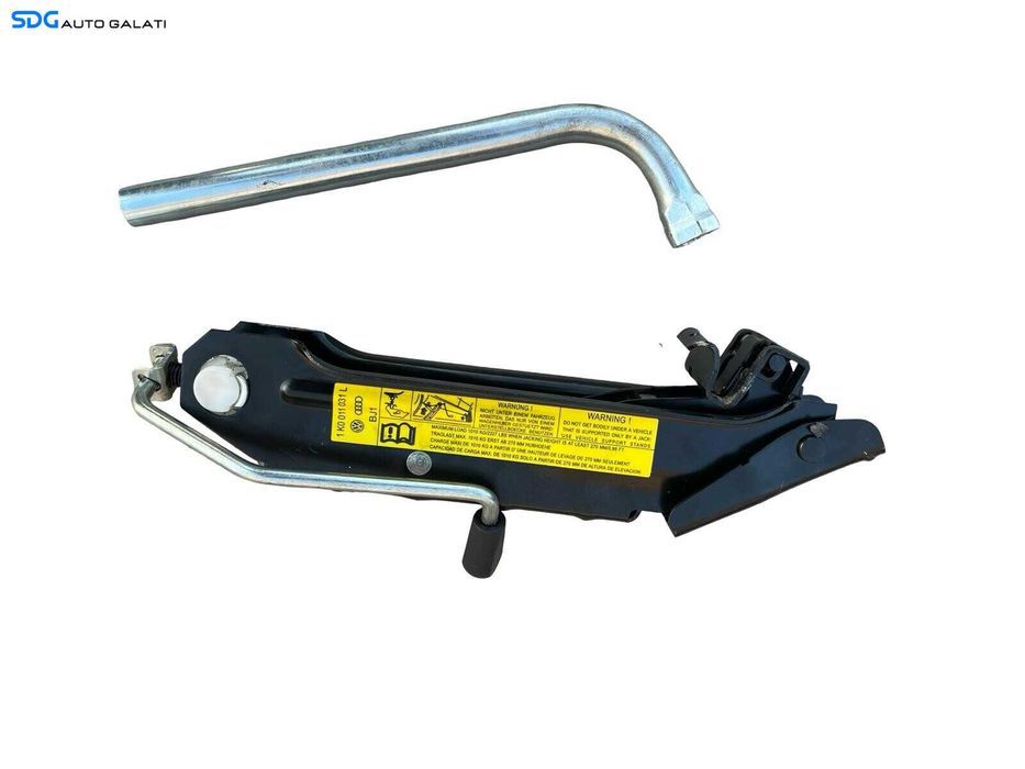 Suport Trusa Spuma Cric Cui Carlig Infiletant Complet Volkswagen Golf 5 2004 - 2008 Cod 1K0012115F 1K0011031L [B4226]