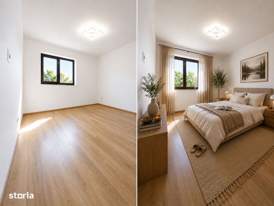 2 Camere | Mutare Imediată | Încălzire în Pardoseală | Parcare inclusa