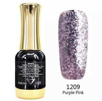 12мл VENALISA Platinum UV LED гел лак с брокат серия Платинум