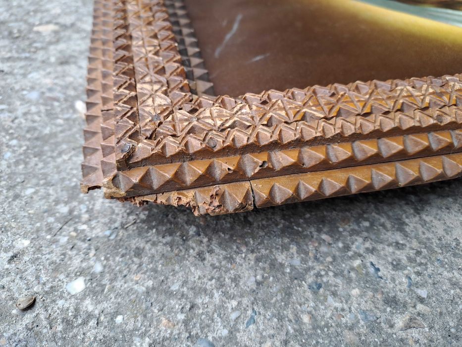 rama lemn tramp art 48/61 cm tablou