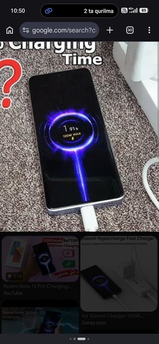 120 W  mi original  zaryadnik