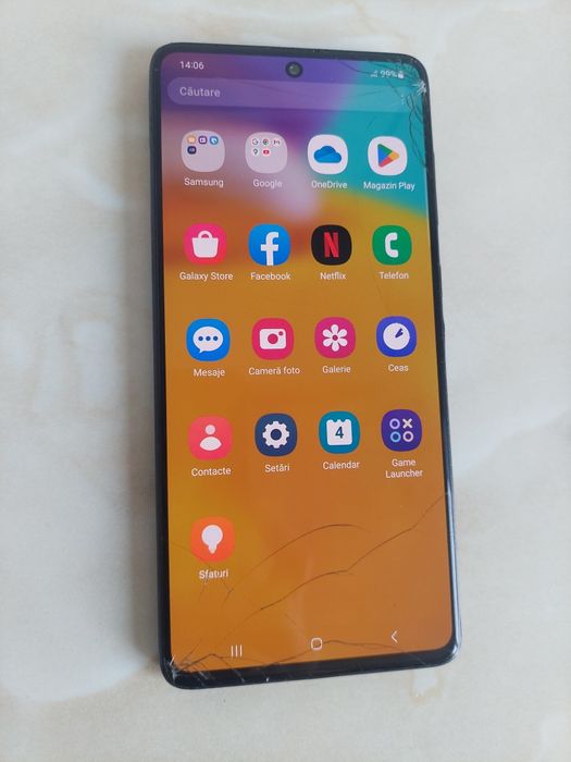 [A71] Vând Samsung Galaxy A71 /cu sticla spartă dar perfect funcțional