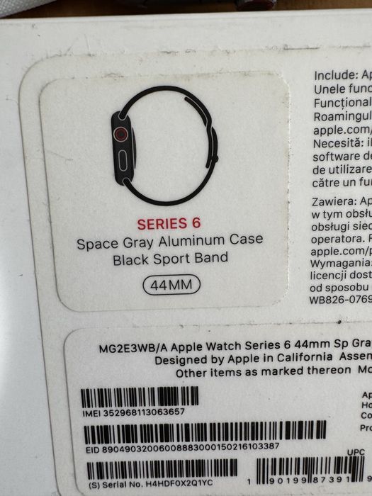 Apple watch 6 44mm
