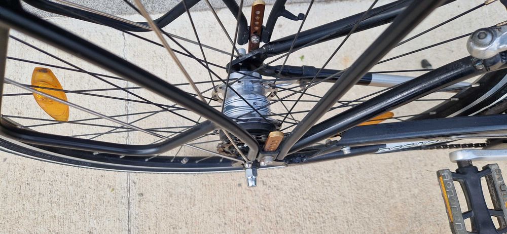 Дамски алуминиев велосипед Pegasus 28"колело с кошница