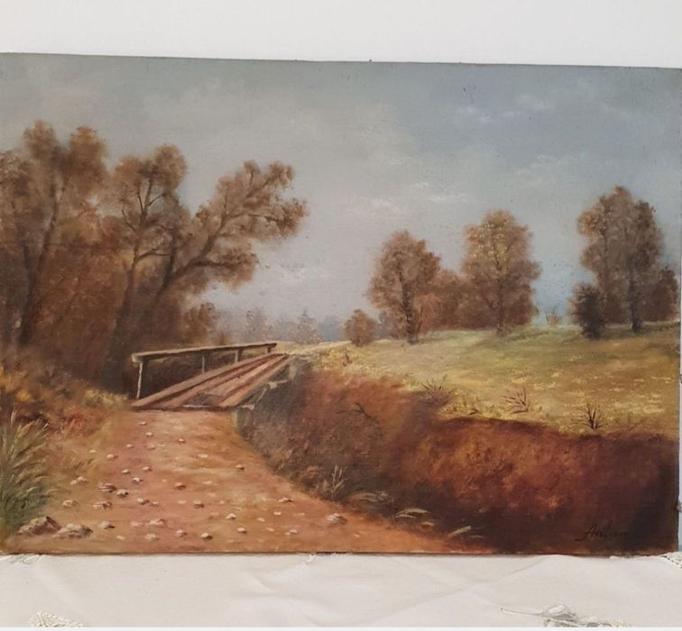 Tablou pictat în ulei pe pânză 70/50 cm