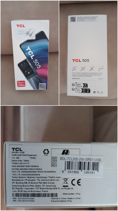 Telefon TCL, NOU, cutie sigilată.