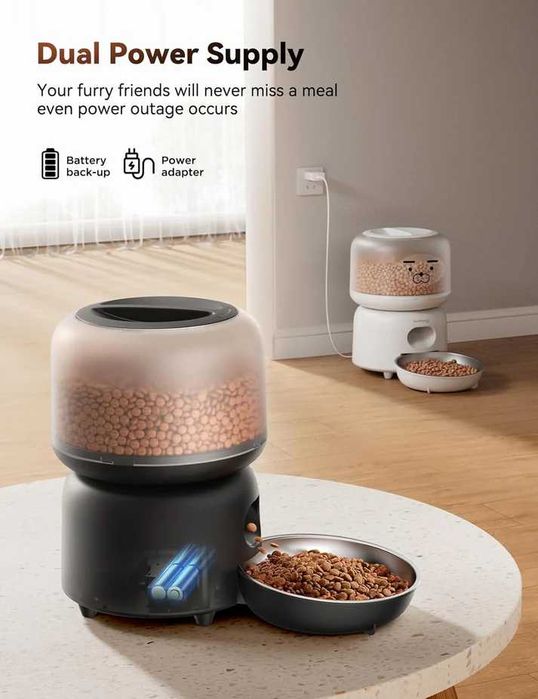 FEELNEEDY 3L Автоматична хранилка за котки с WiFi връзка