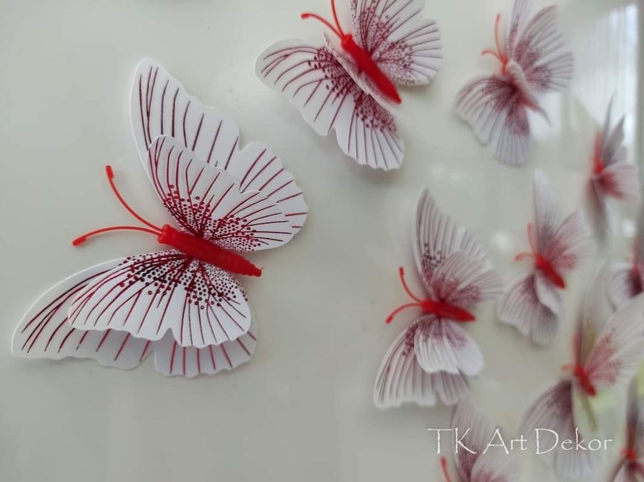 3D пеперуди за декорация