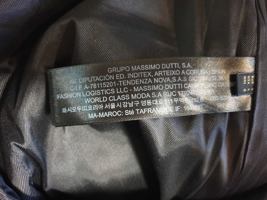 Кожен панталон Massimo Dutti