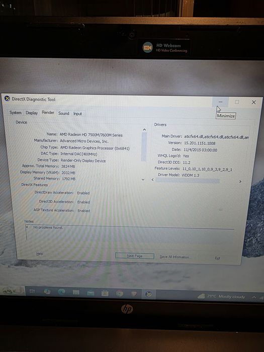 Laptop HP Probook 4540s
