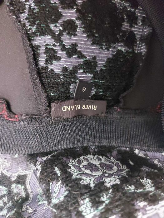 Bluză River Island cu un design de tip patchwork, mărimea 32(XXS)