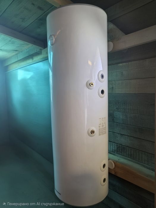 Бойлер Eldom 150 л 3kW вертикален с 2 серпентини (паралелни) десни/емайлира