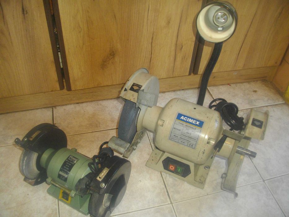 Шмиргел 550W ф200мм Френски Профи Голям ACIMEX/300W-FERM ф150мм Холанд