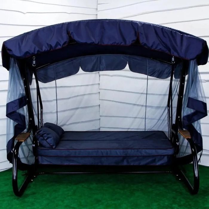 Садовые качели с москитной сеткой