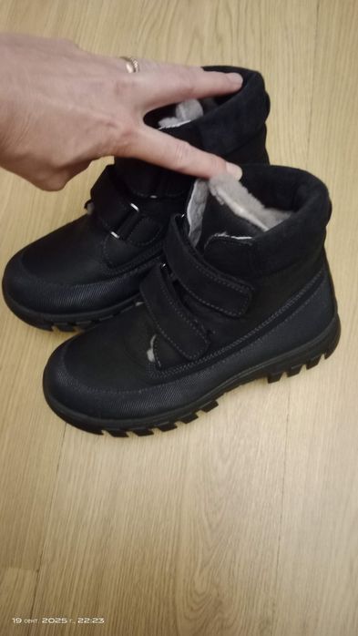 Зимни кожени ботуши, размер 36, естествена кожа