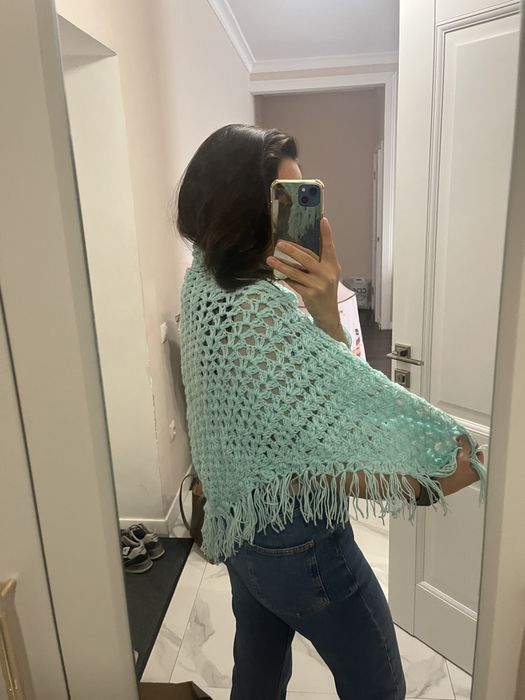 Вязаная шаль