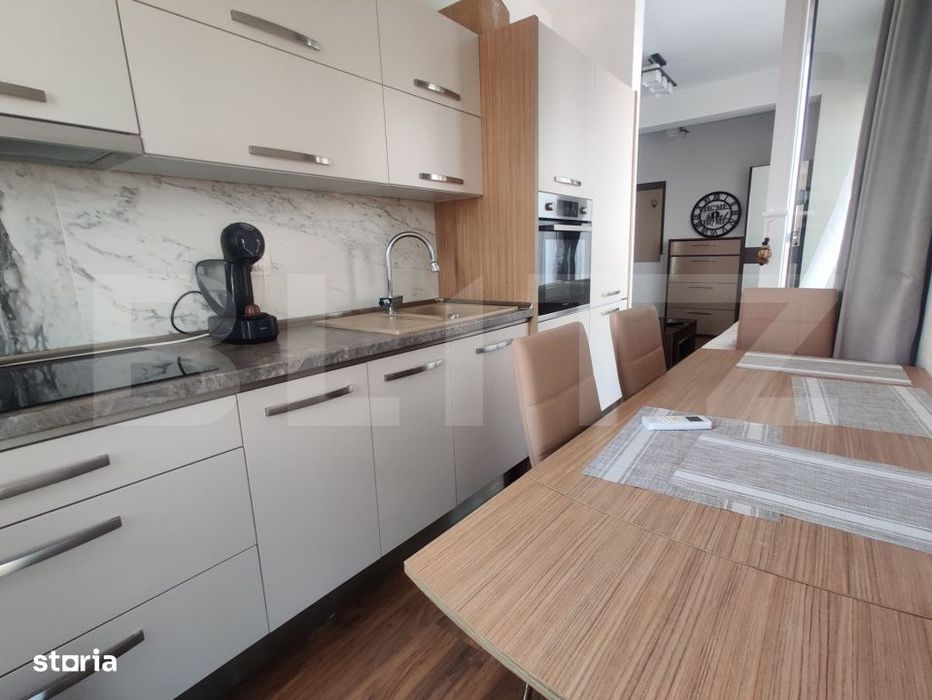 Apartament 2 camere, bloc nou, terasa cu vedere panoramica