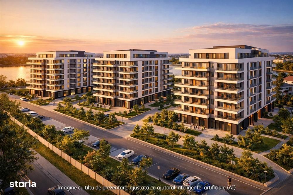 Teren 3771 mp,zona Lacul Morii, Vedere catre lac