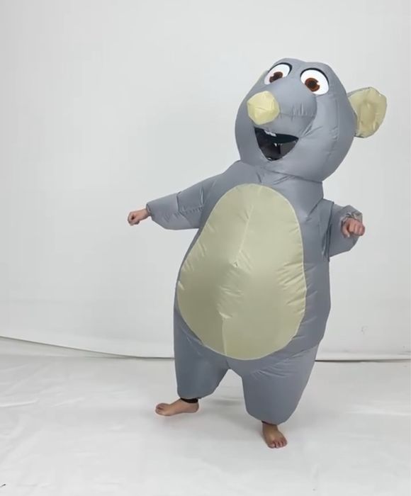 Надувные костьмы крыса единорог