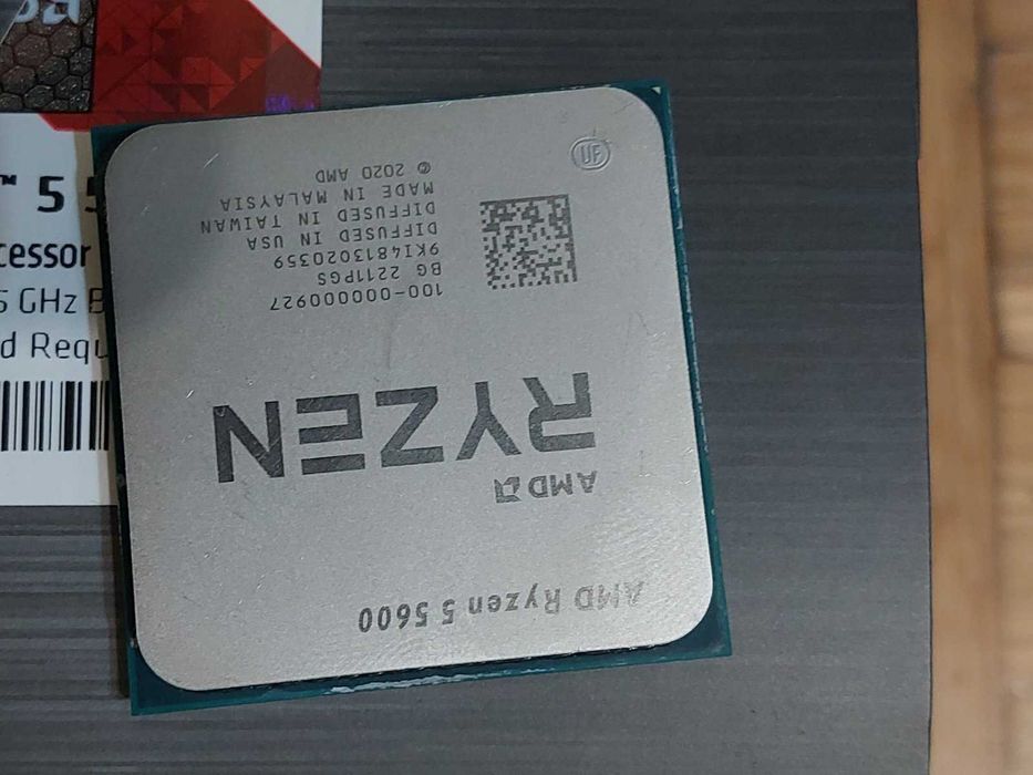 AMD Ryzen 5 5600, 6-ядрен, AM4 - със ЗАБЕЛЕЖКА !