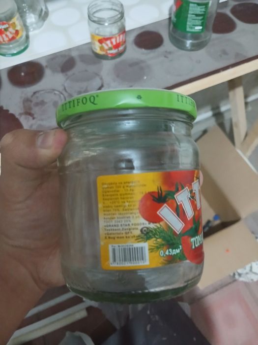 0,5 litrli shisha banka / Отдам 29 банок 0,5 л