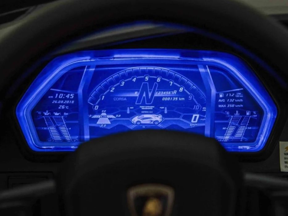 Lamborghini aventador 24v– детска акумулаторна кола, червена, eva гуми