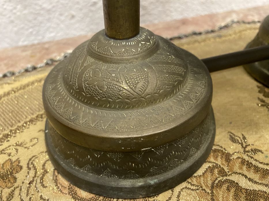 Настолен гонг от  масивен месинг от индия буда будизъм шива азия