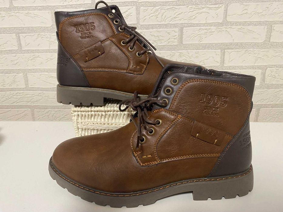 Мъжки боти Mens Oxford boots hand made номер 42