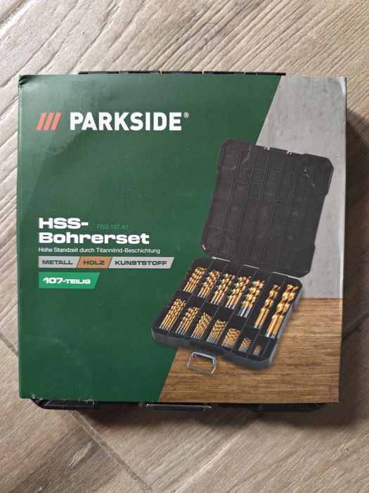 Set 107 burghie metal PARKSIDE PBS 107 A1 cu înveliș titan