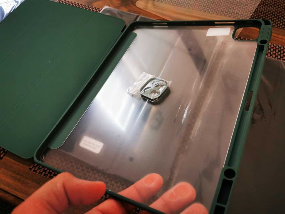 Husa folie sticla ecran tableta Apple Ipad Pro 12.9 5 6 2021 2022 2018