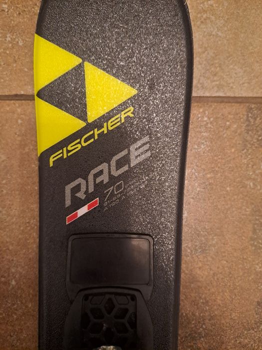 Schiuri copii Fischer RC4 RACE, legatura inclusa, 70cm, negru
